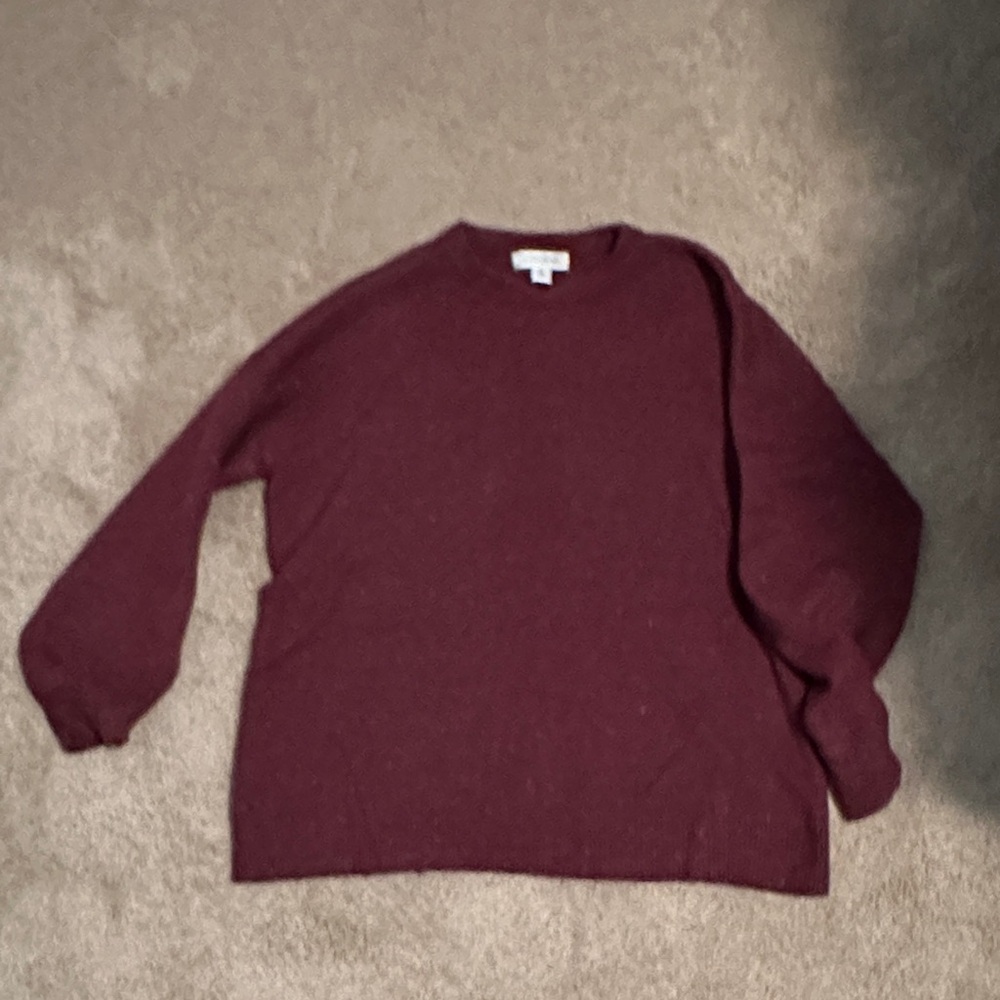 Treasure & Bond Deep Red Knit Sweater